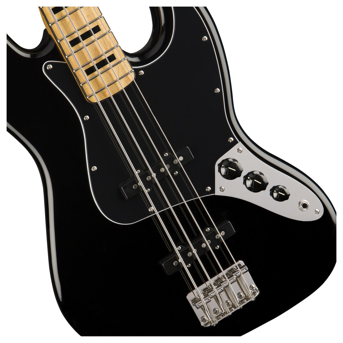 Đàn Guitar Bass 4-dây Squier Classic Vibe 70s Jazz Bass Maple FB, Black-Mai Nguyên Music