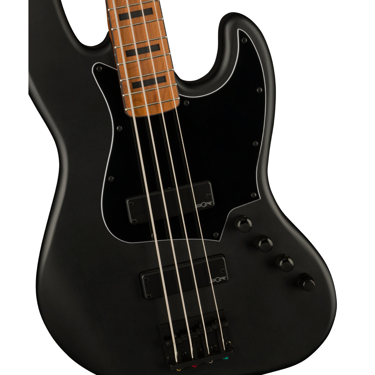 Đàn Guitar Bass 4-dây Squier Contemporary Active Jazz Bass HH, Maple FB, Flat Black-Mai Nguyên Music