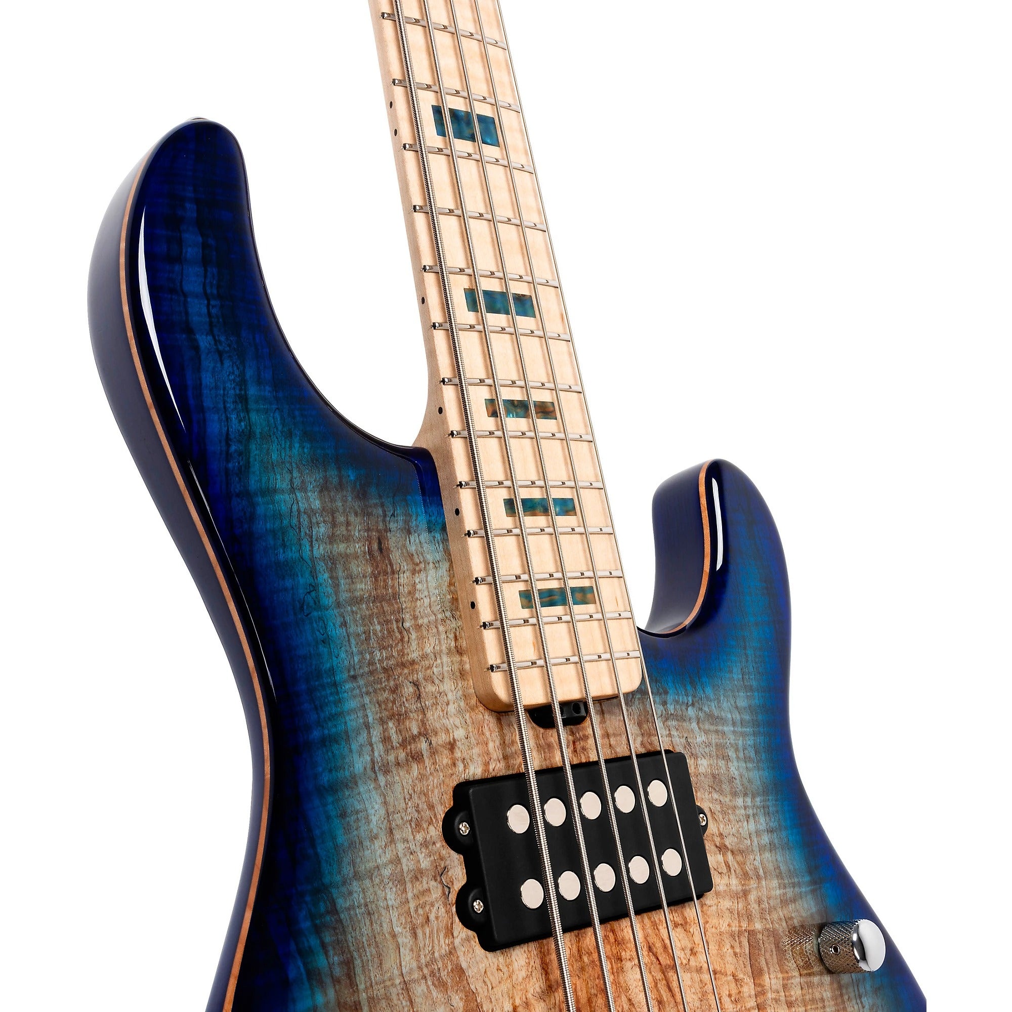 Đàn Guitar Bass 5-dây Ernie Ball Music Man BFR StingRay 5 Special - Paua Blue Burst-Mai Nguyên Music