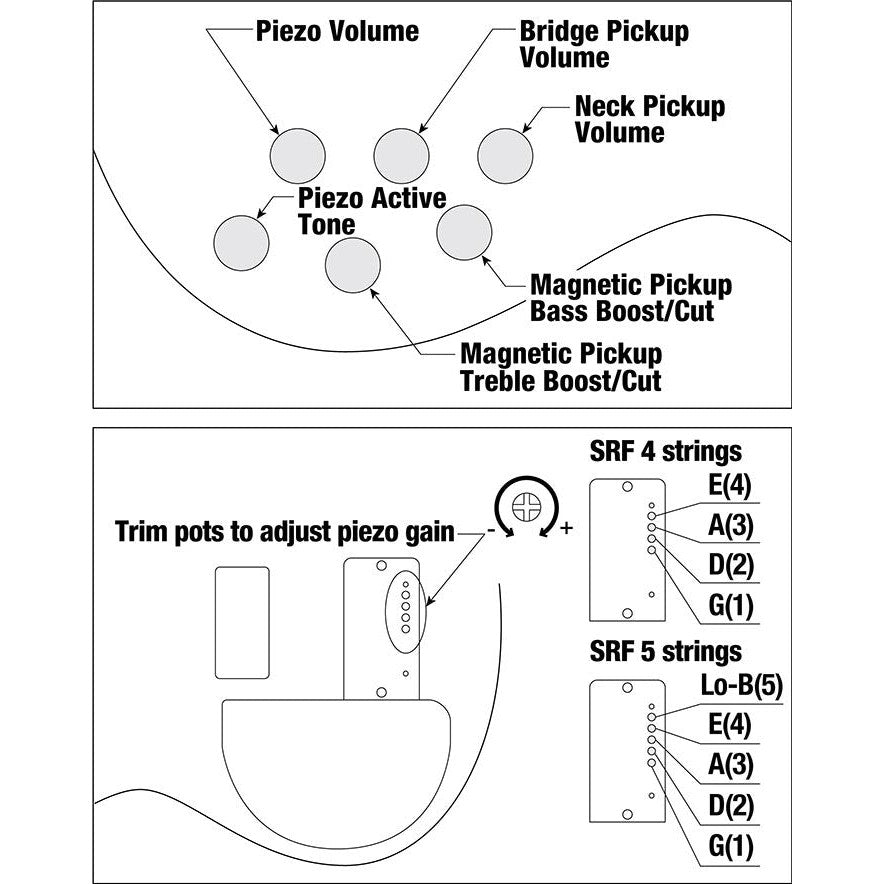 Đàn Guitar Bass 5-dây Ibanez Bass Workshop SRF705, Brown Burst Flat-Mai Nguyên Music