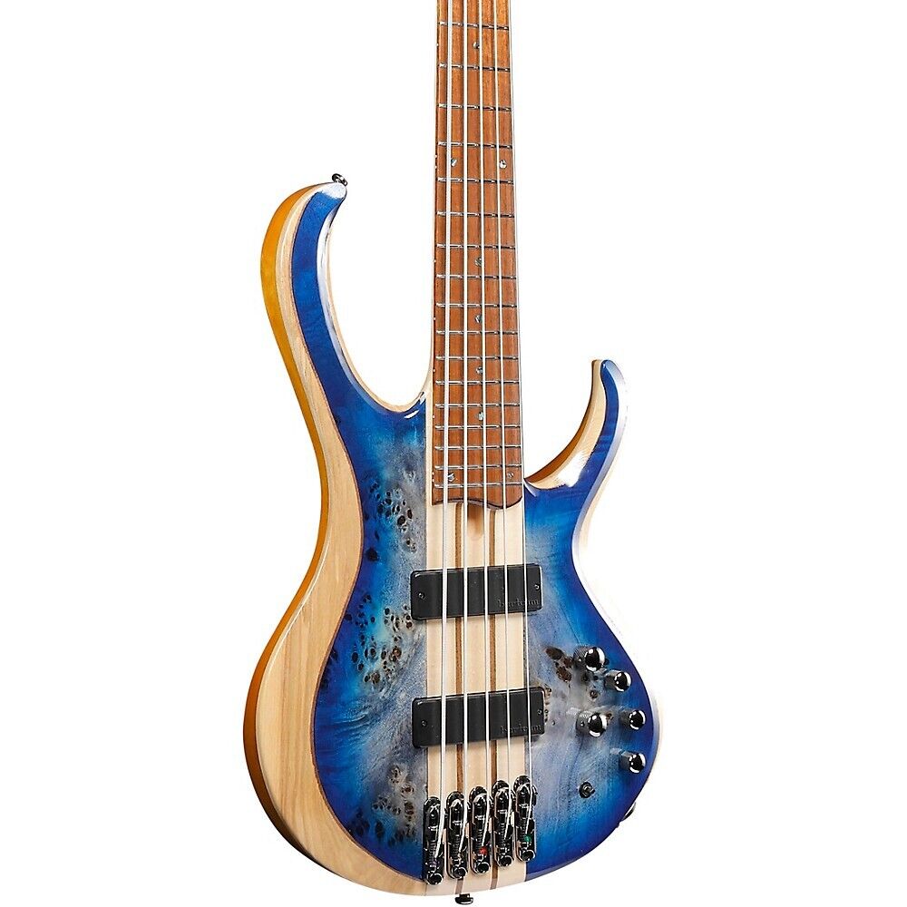 Đàn Guitar Bass 5-dây Ibanez BTB Standard BTB845, Cerulean Blue Burst Low Gloss-Mai Nguyên Music