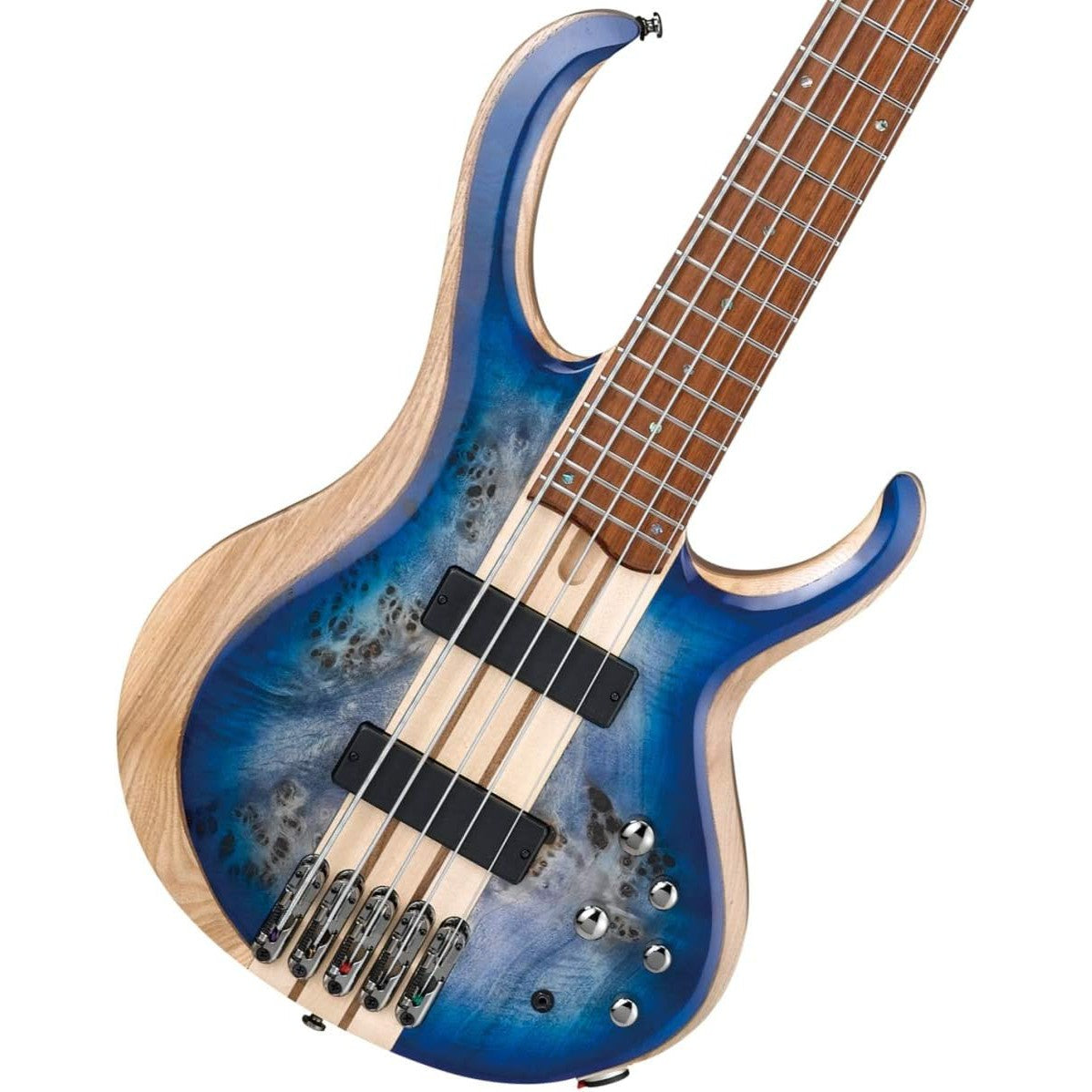 Đàn Guitar Bass 5-dây Ibanez BTB Standard BTB845, Cerulean Blue Burst Low Gloss-Mai Nguyên Music
