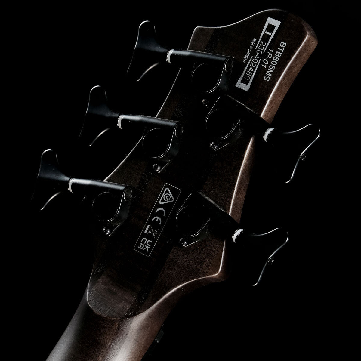 Đàn Guitar Bass 5-dây Ibanez BTB Workshop BTB805MS w/Case, Transparent Gray Flat-Mai Nguyên Music