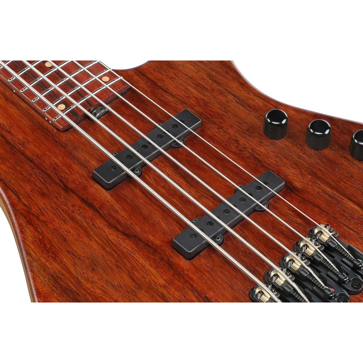 Đàn Guitar Bass 5-dây Ibanez IV2MDM Custom Shop - Natural Black Limba-Mai Nguyên Music