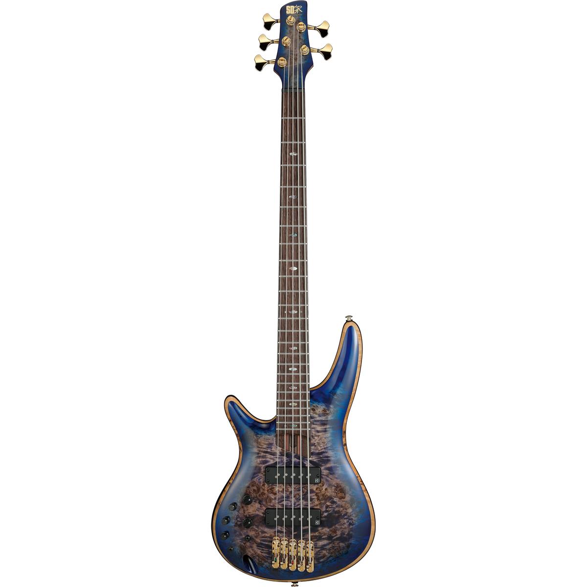 Đàn Guitar Bass 5-dây Ibanez SR Premium SR2605 w/Bag, Cerulean Blue Burst-Mai Nguyên Music