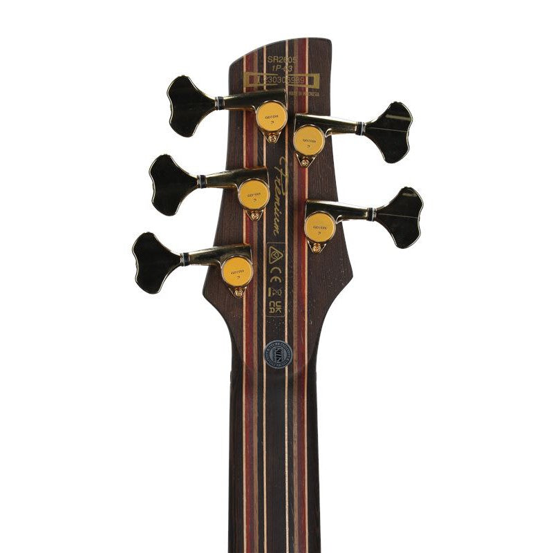 Đàn Guitar Bass 5-dây Ibanez SR Premium SR2605 w/Bag, Cerulean Blue Burst-Mai Nguyên Music