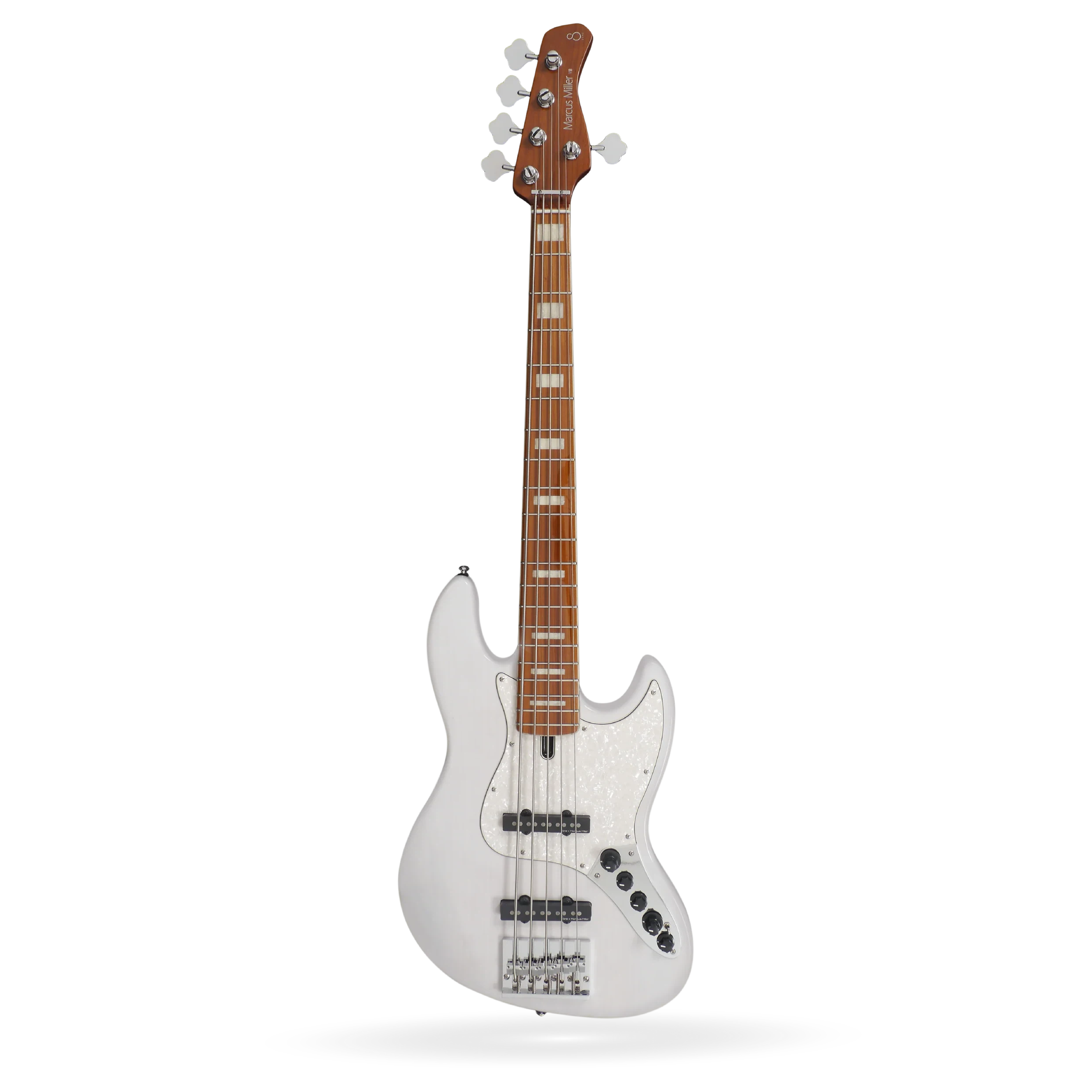 Sire Marcus Miller V8-5 White Blonde 5-string Bassguitar - Muziker