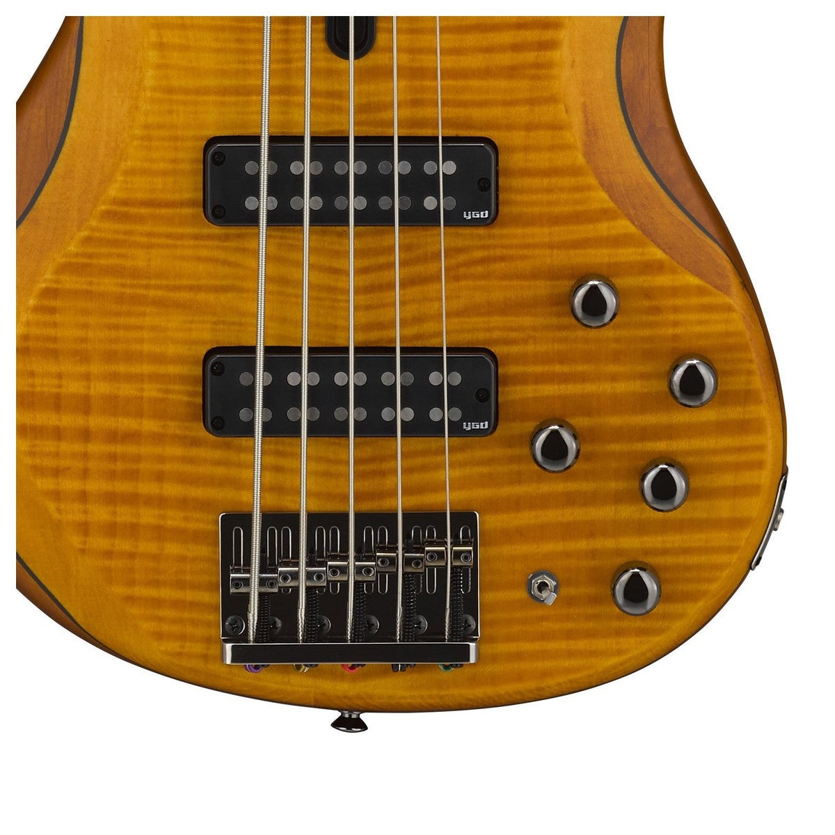 Đàn Guitar Bass 5-dây Yamaha TRBX605FM, Matte Amber-Mai Nguyên Music