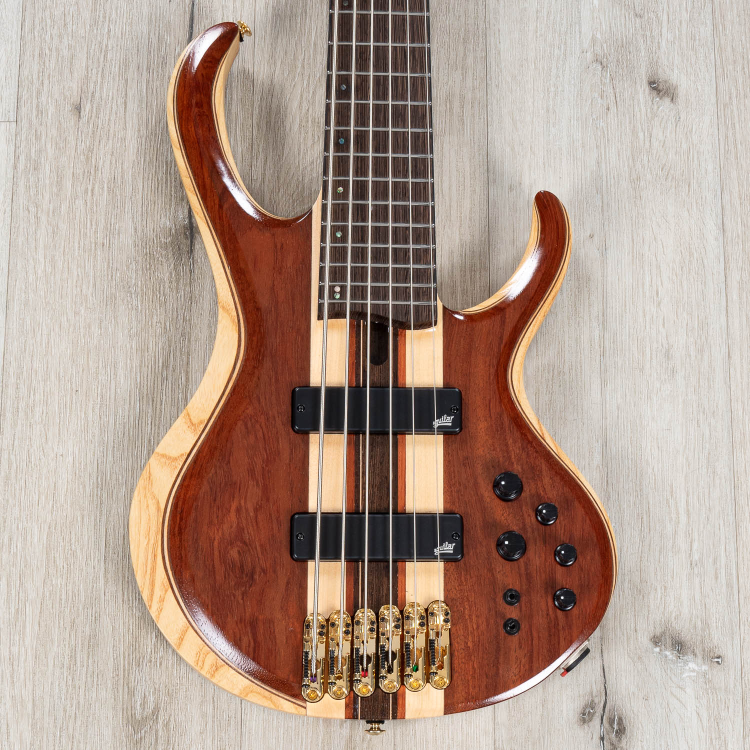 Đàn Guitar Bass 6-dây Ibanez BTB Premium BTB1836 w/Bag, Natural Shadow Low Gloss-Mai Nguyên Music