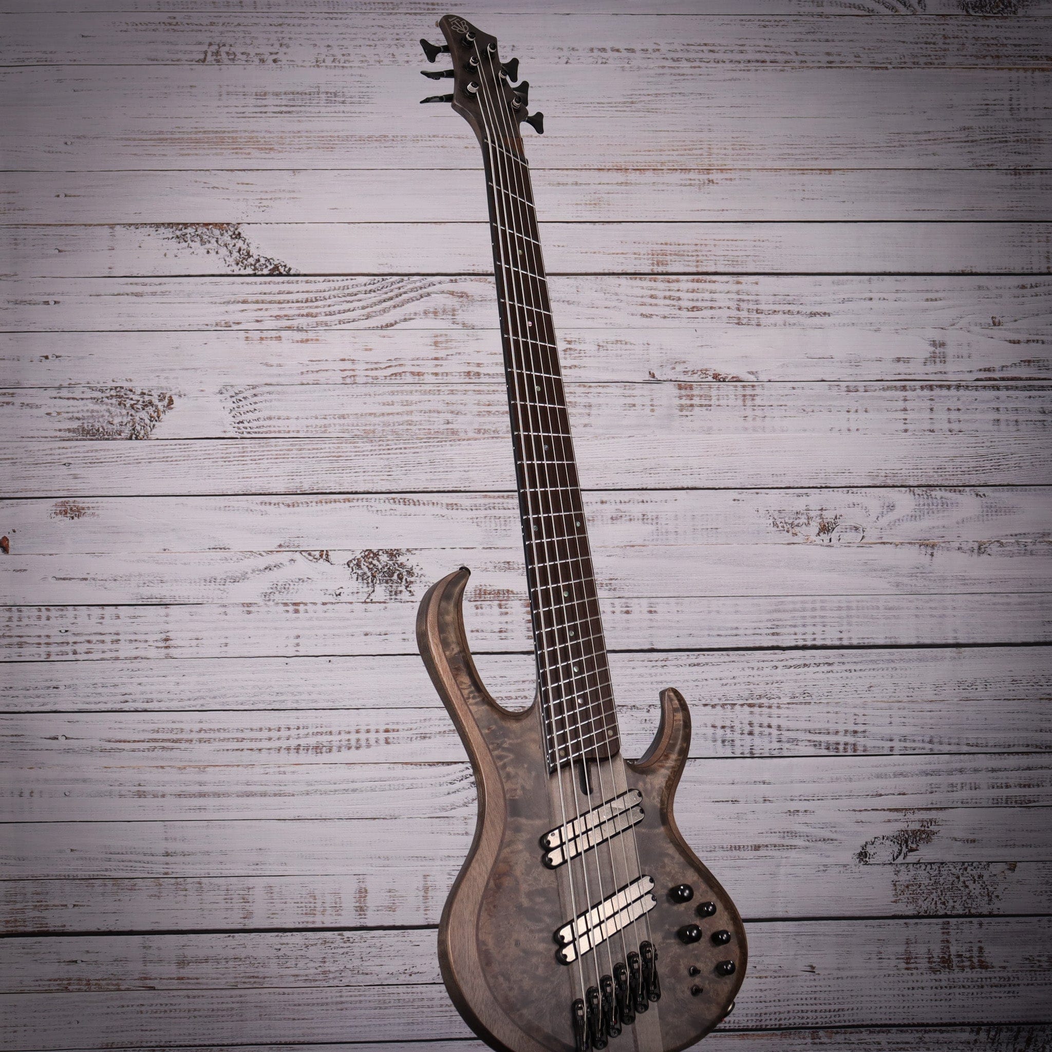 Đàn Guitar Bass 6-dây Ibanez BTB Workshop BTB806MS w/Case, Transparent Gray Flat-Mai Nguyên Music