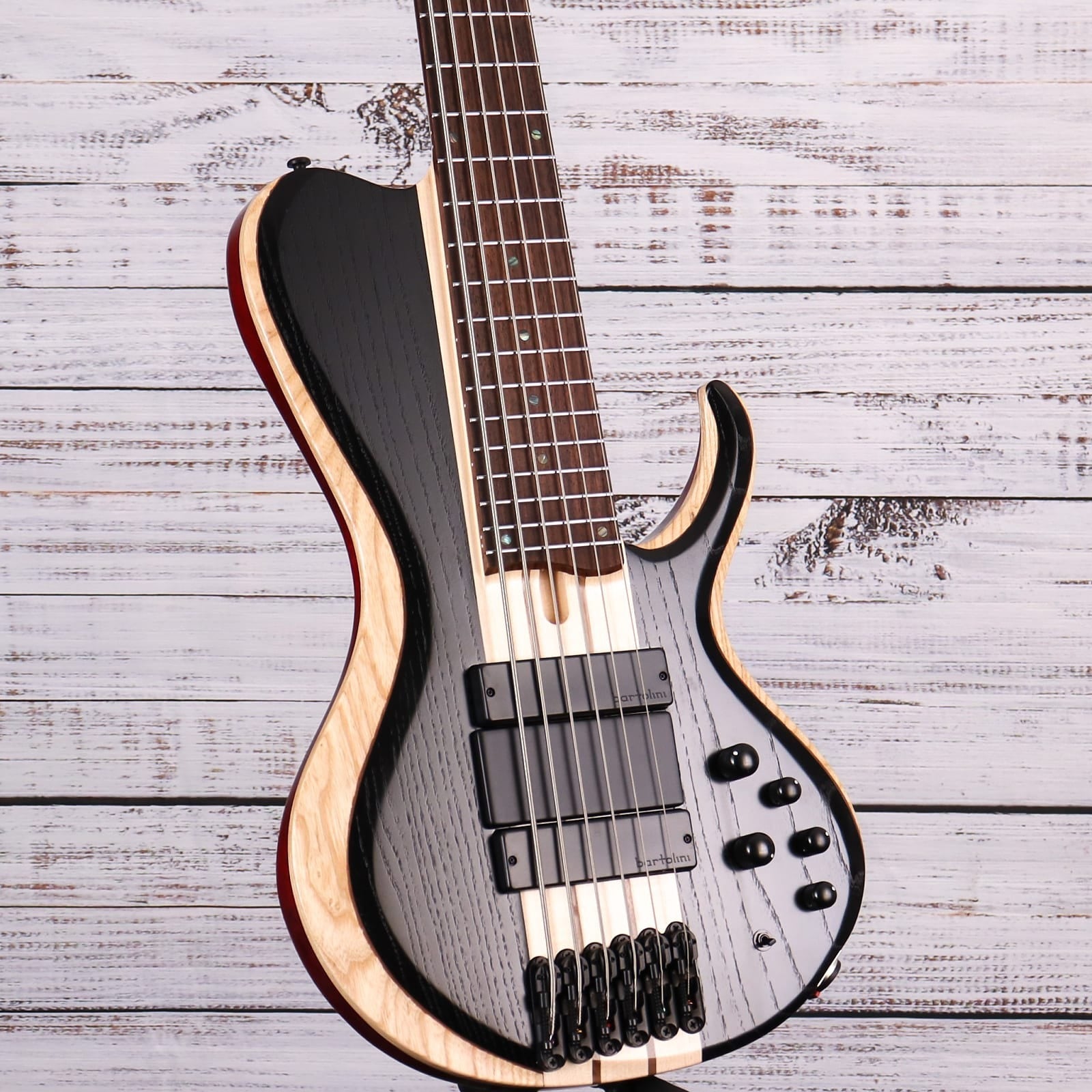 Đàn Guitar Bass 6-dây Ibanez BTB Workshop BTB866SC, Weathered Black Low Gloss-Mai Nguyên Music