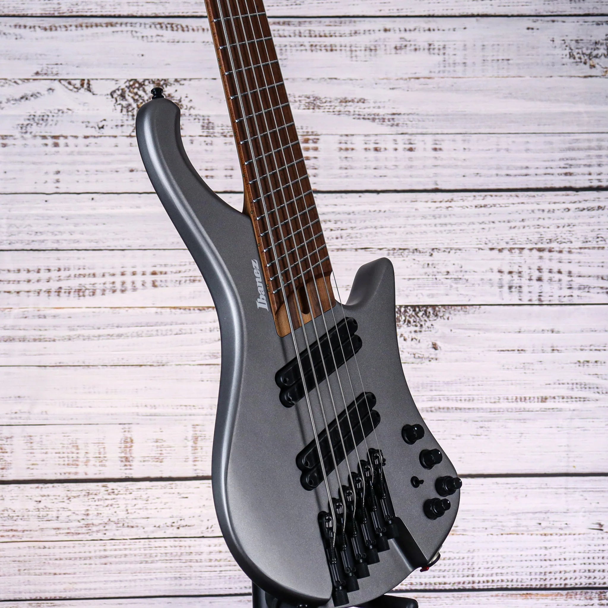 Đàn Guitar Bass 6-dây Ibanez Workshop EHB1006MS w/Bag, Metallic Gray Matte-Mai Nguyên Music