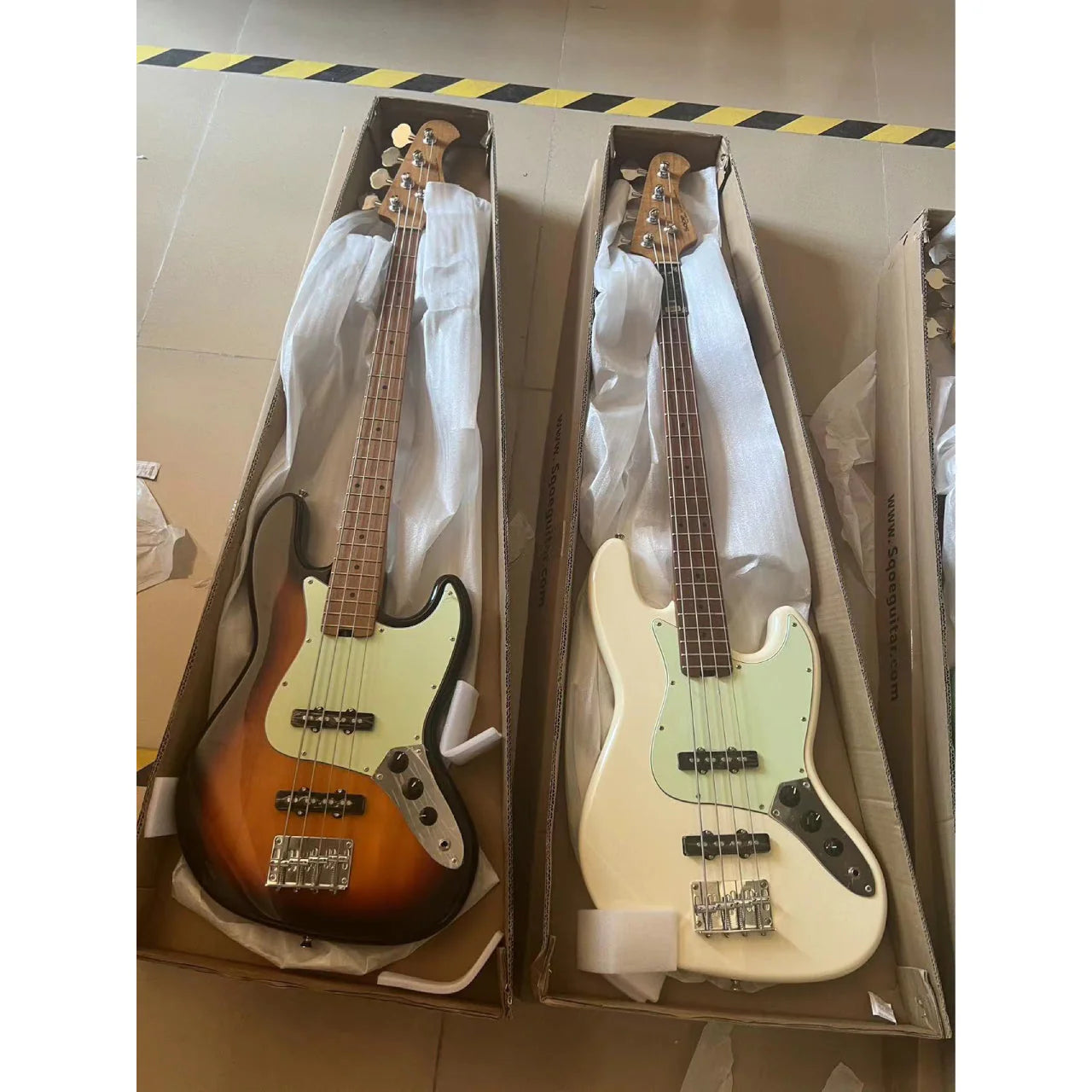 Đàn Guitar Bass Sqoe SJB600 SS, Maple Fingerboard - 4 Strings-Mai Nguyên Music