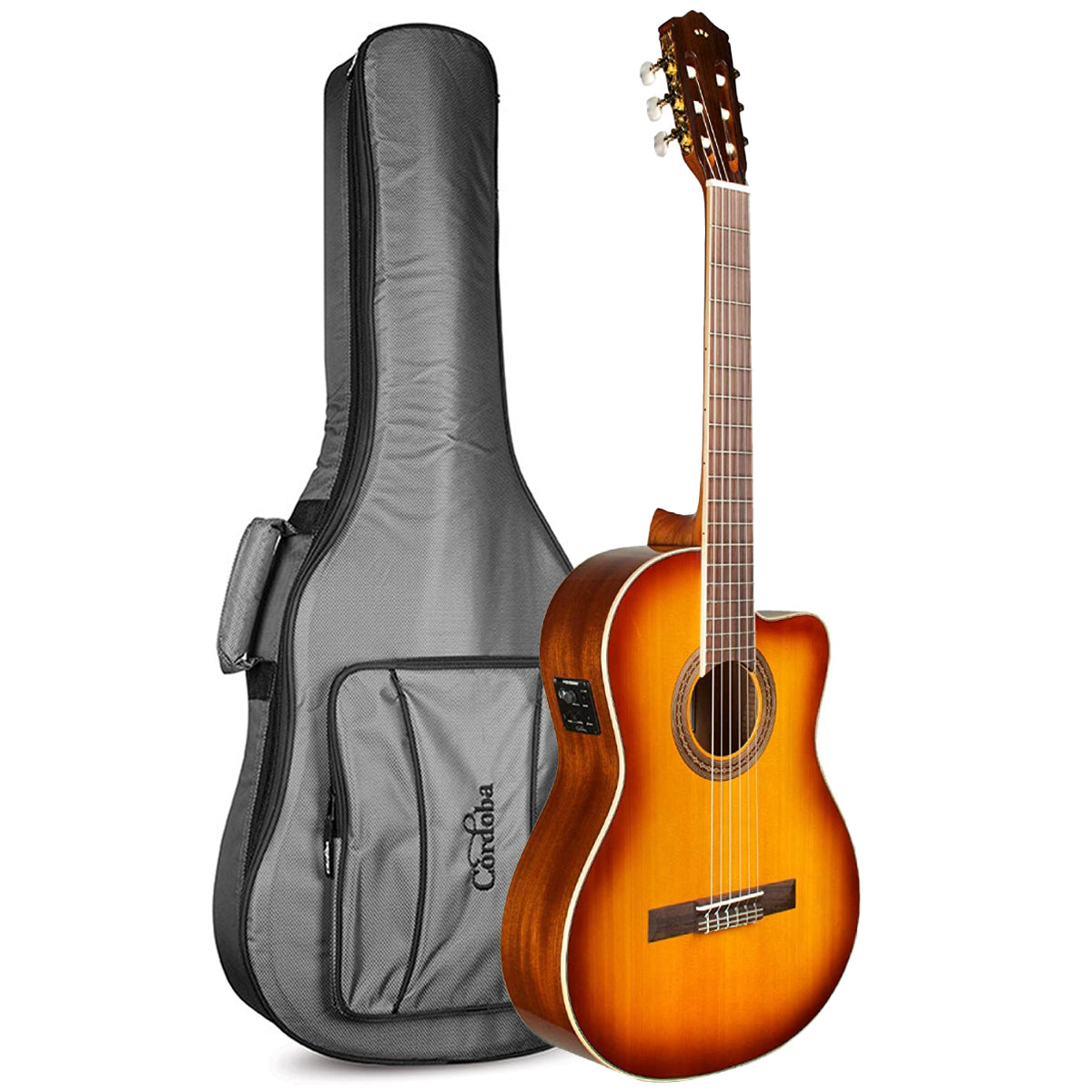 Đàn Guitar Classic Cordoba C5-CE SB (Sunburst) w/Deluxe Gigbag-Mai Nguyên Music
