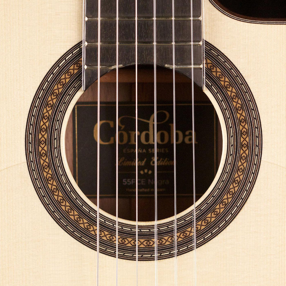 Đàn Guitar Classic Flamenco Cordoba 55FCE Negra w/Case-Mai Nguyên Music