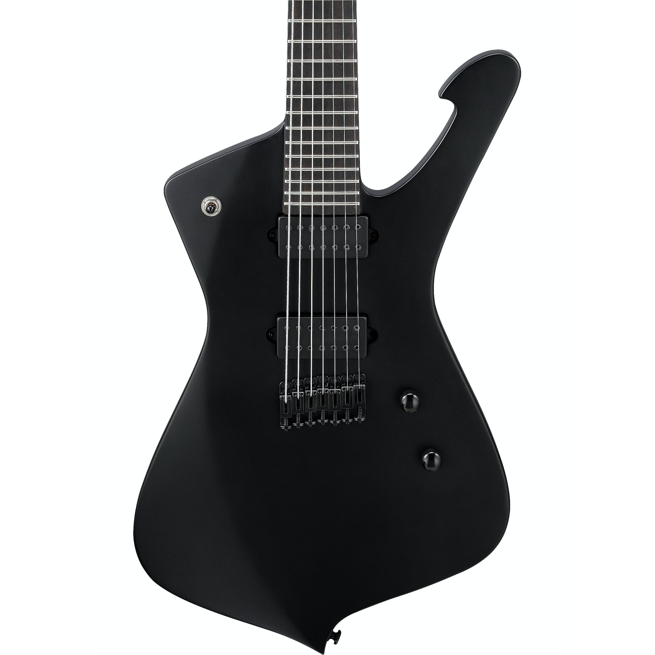 Đàn Guitar Điện 7-dây Ibanez Iceman IronLabel ICTB721 w/Bag, Black Flat-Mai Nguyên Music