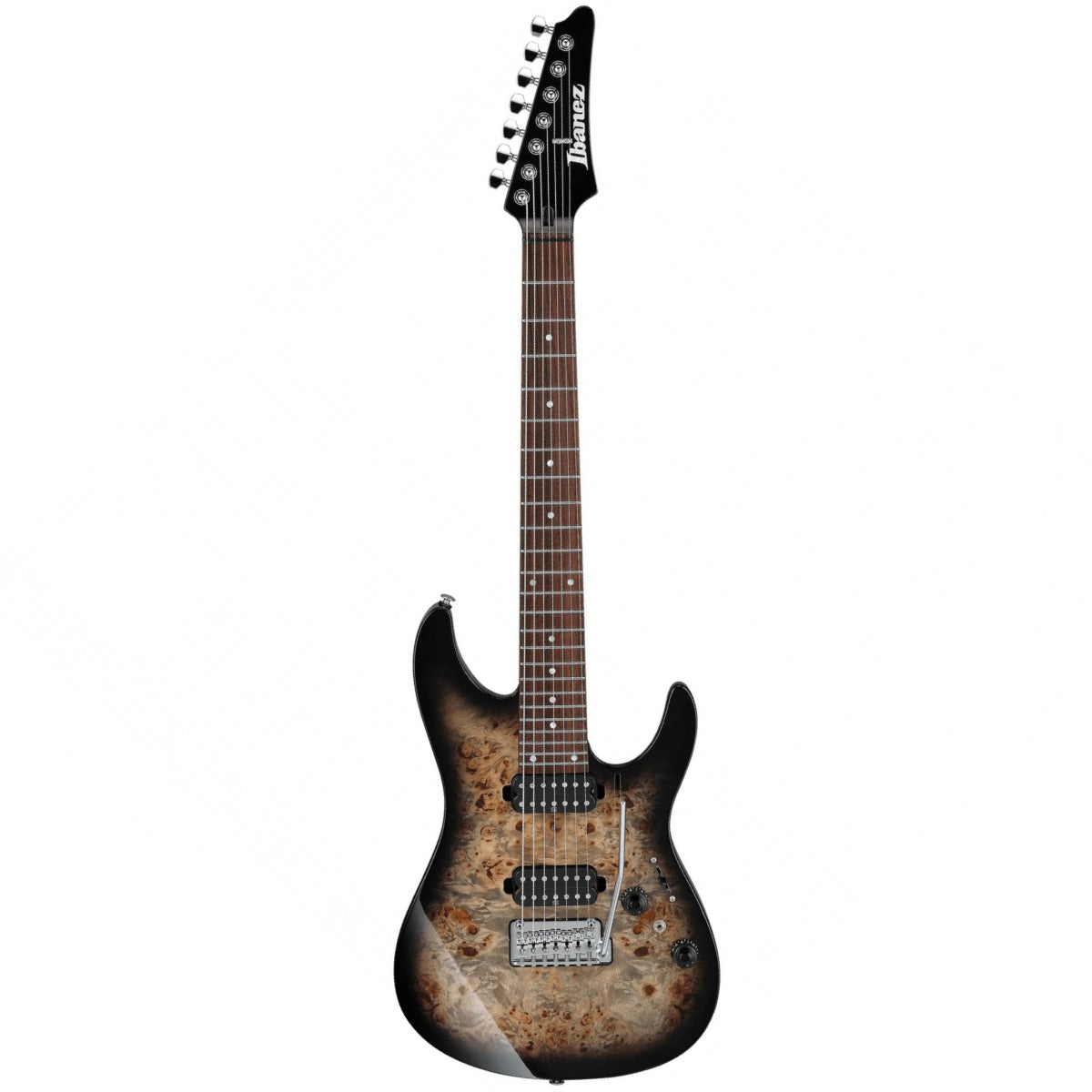 Đàn Guitar Điện 7-dây Ibanez Premium AZ427P1PB - Charcoal Black Burst-Mai Nguyên Music