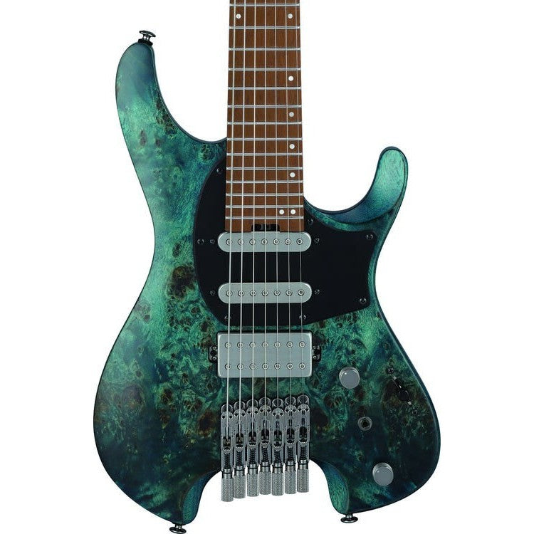Đàn Guitar Điện 7-dây Ibanez Q547PB Headless - Cosmic Blue Low Gloss-Mai Nguyên Music
