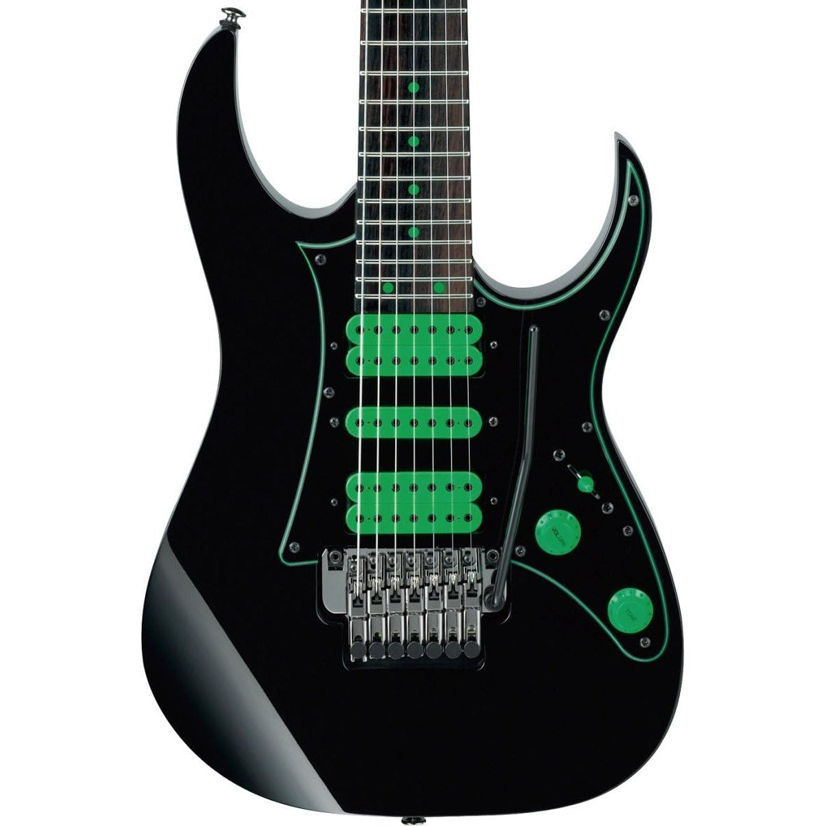 Đàn Guitar Điện 7-dây Ibanez UV70P Steve Vai Signature - Black-Mai Nguyên Music