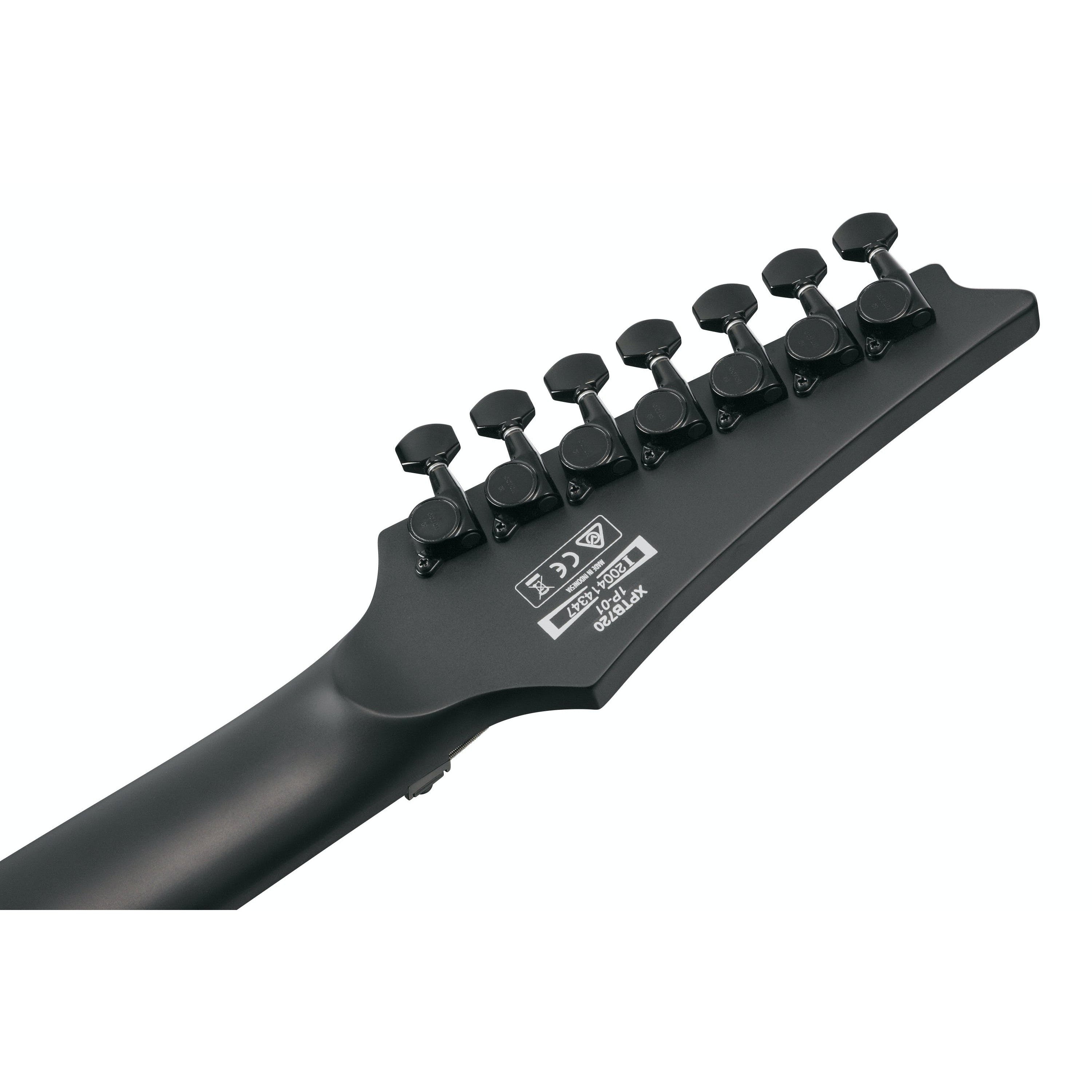 Đàn Guitar Điện 7-dây Ibanez X IronLabel XPTB720 w/Bag, Black Flat-Mai Nguyên Music