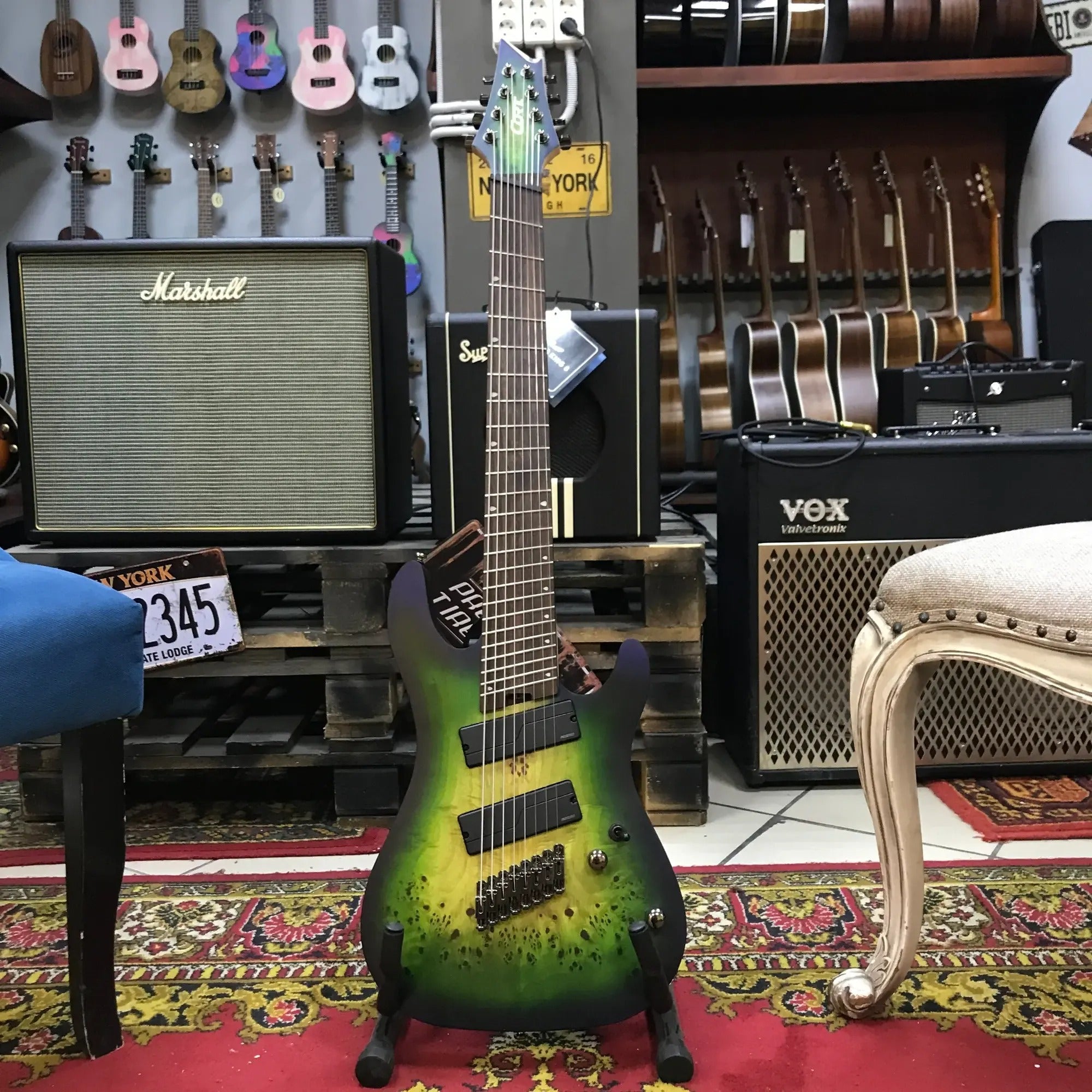 Đàn Guitar Điện 8-dây Cort KX508 Multi Scale II-Mai Nguyên Music