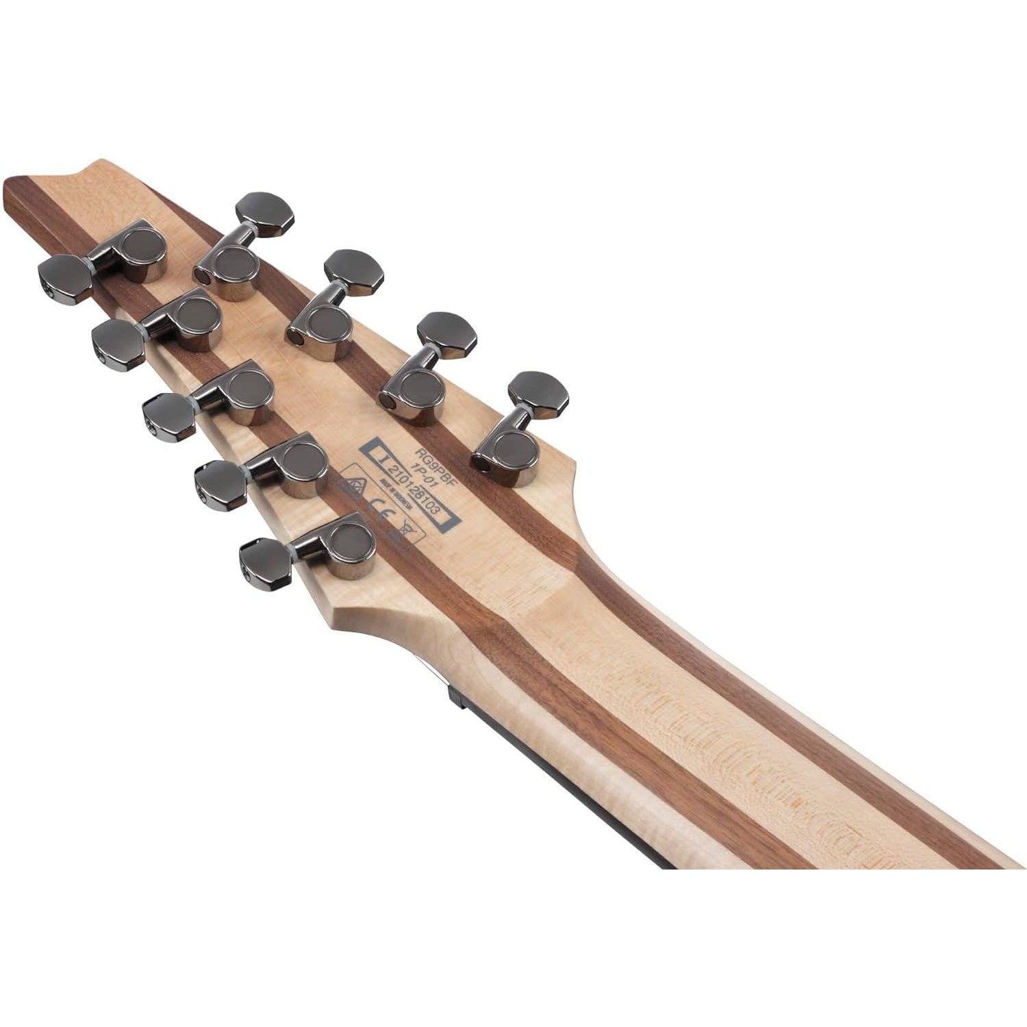 Đàn Guitar Điện 9-dây Ibanez Axe Design Lab RG9PB, Transparent Gray Flat-Mai Nguyên Music