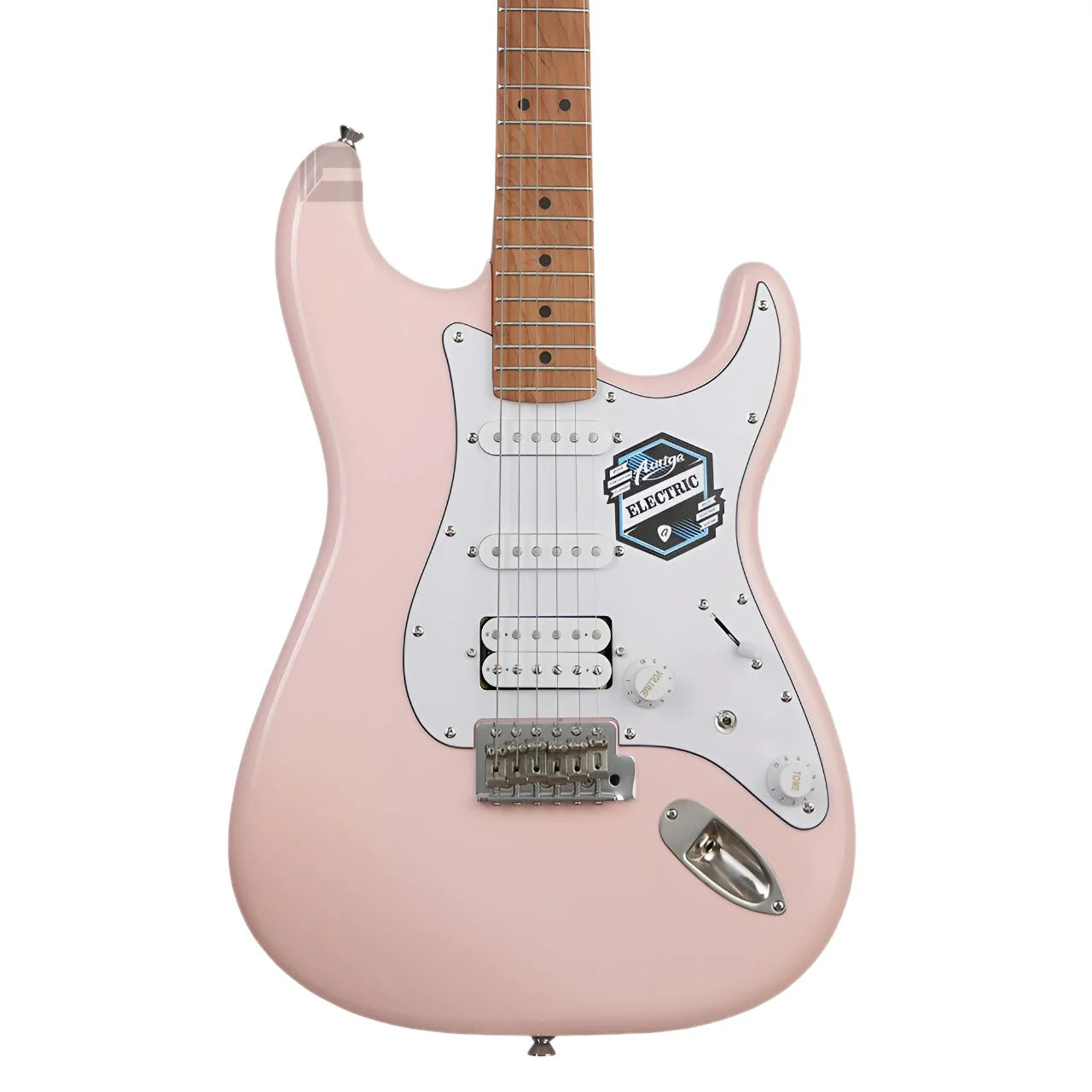 Đàn Guitar Điện Auriga A-220 Stratocaster HSS, Maple Fingerboard, PK - Pink-Mai Nguyên Music