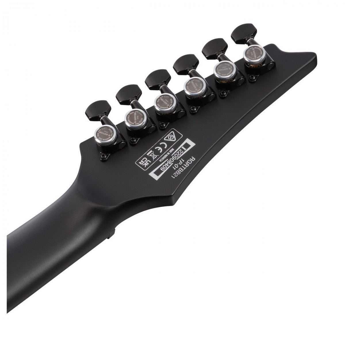 Đàn Guitar Điện Baritone Ibanez RGRTBB21 RG IronLabel, Black Flat-Mai Nguyên Music