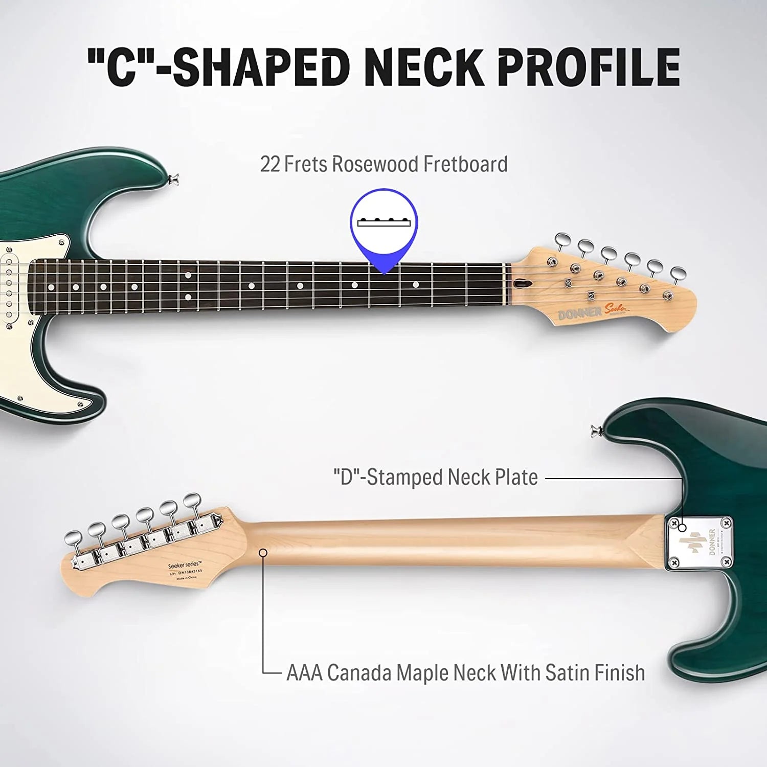 Đàn Guitar Điện Donner DST-400-Mai Nguyên Music