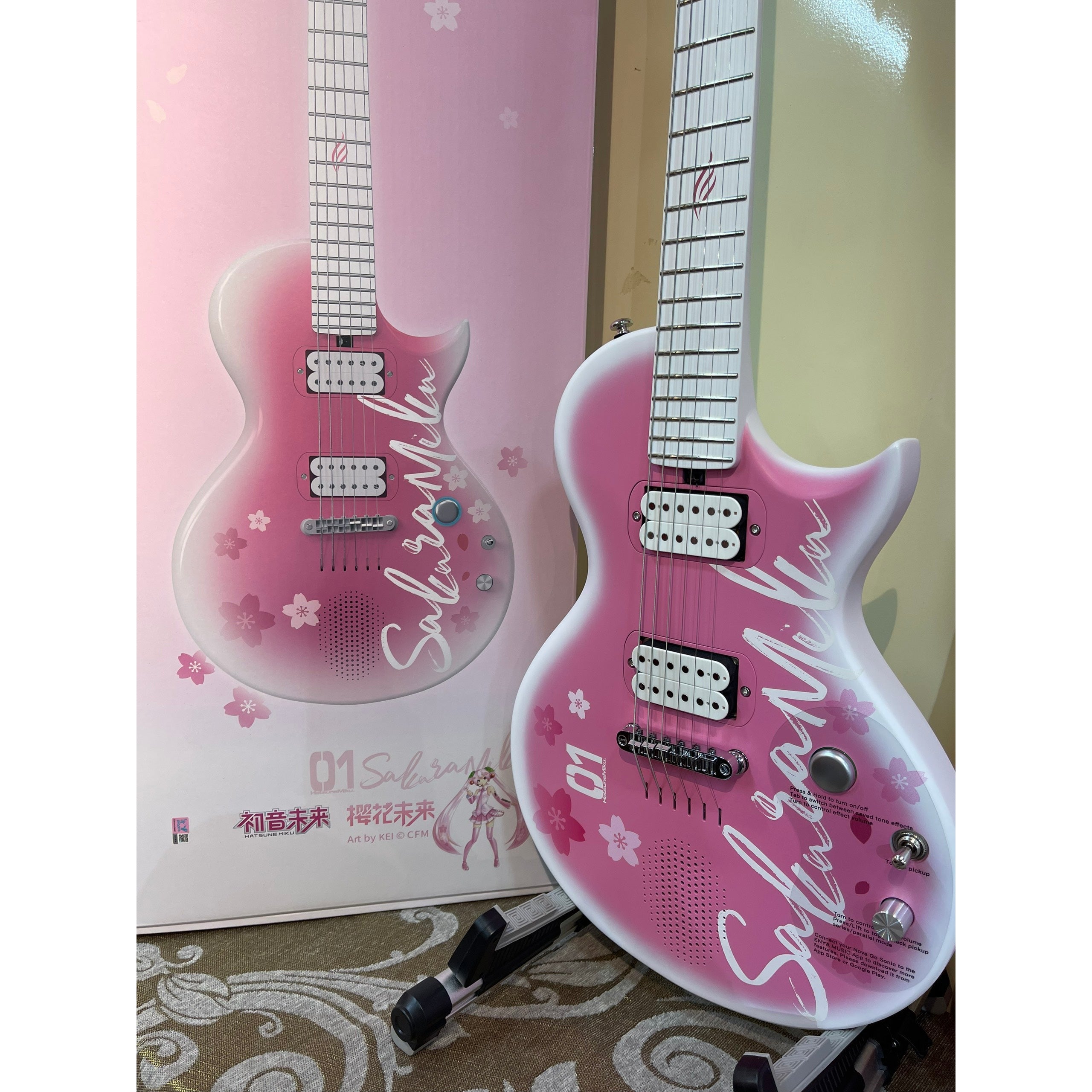 Đàn Guitar Điện Enya Nova Go Sonic - Hatsune Miku Edition-Mai Nguyên Music