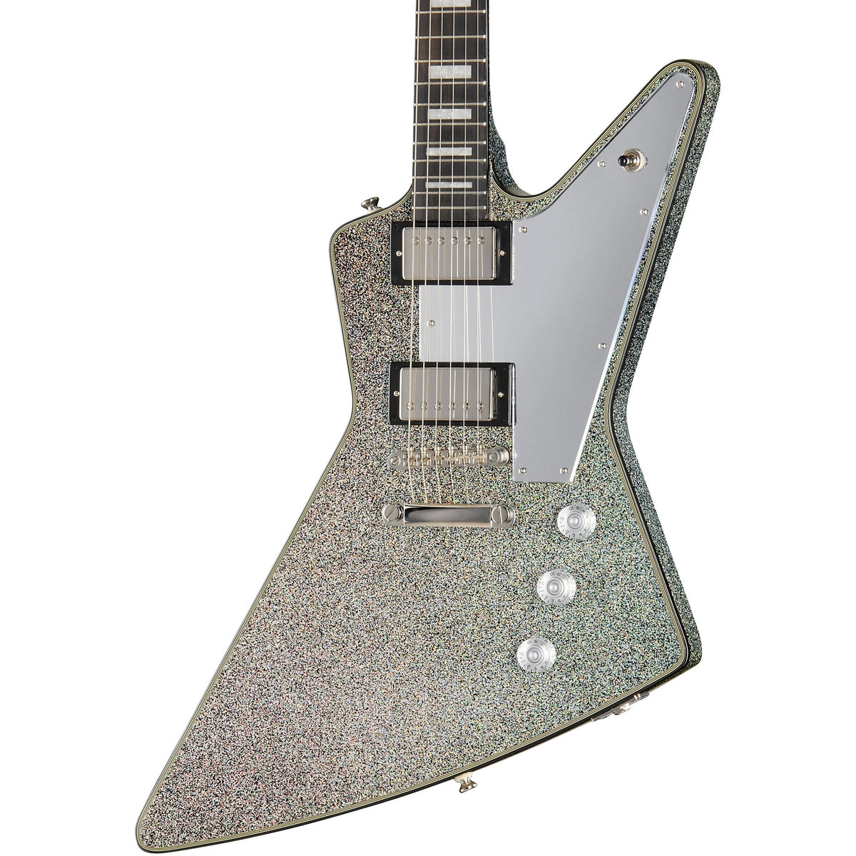 Đàn Guitar Điện Epiphone Lzzy Hale Artist Explorer Custom - Black Diamond Holographic Sparkle-Mai Nguyên Music