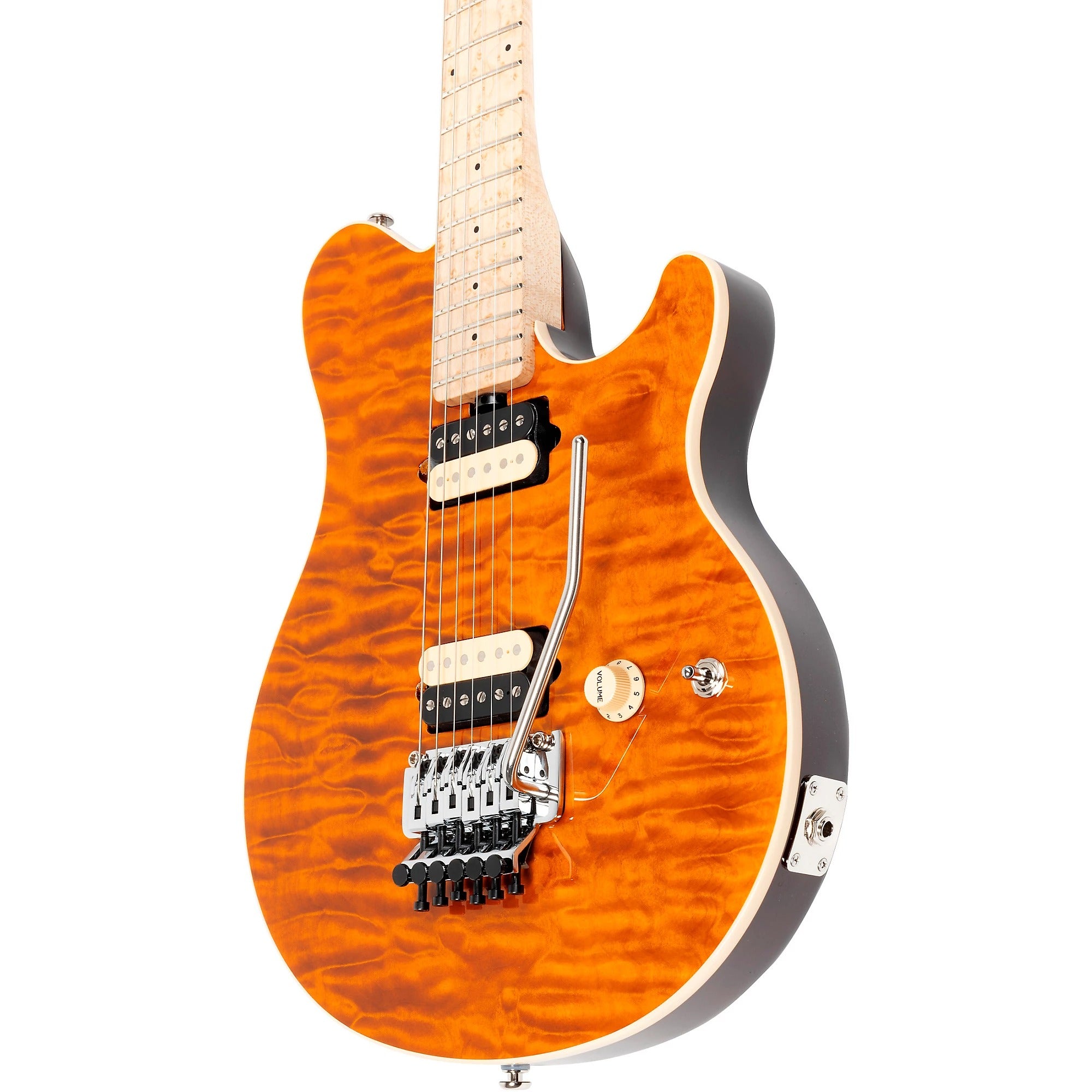 Đàn Guitar Điện Ernie Ball Music Man Axis Premium One Piece Quilt Top-Mai Nguyên Music