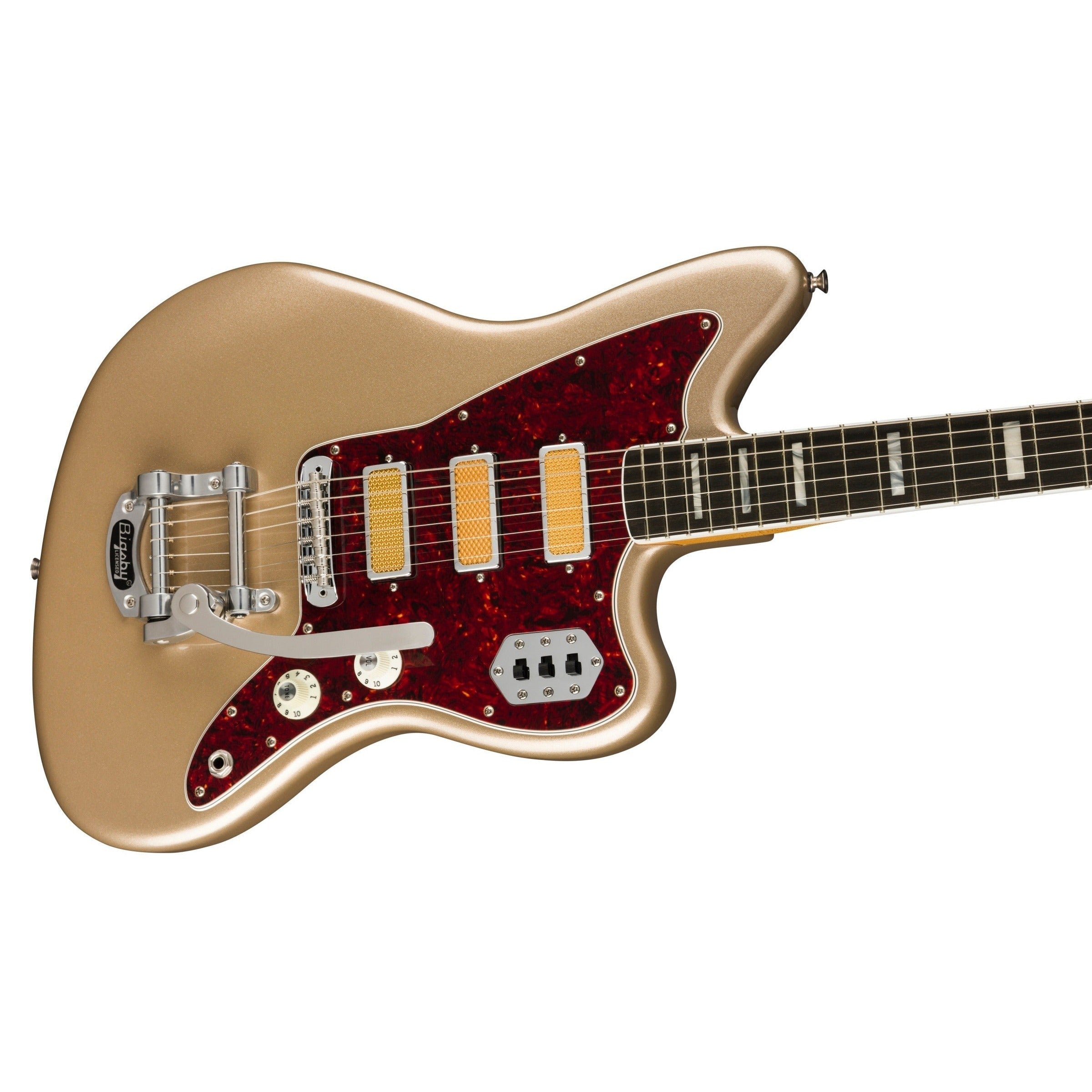 Đàn Guitar Điện Fender Gold Foil Jazzmaster-Mai Nguyên Music