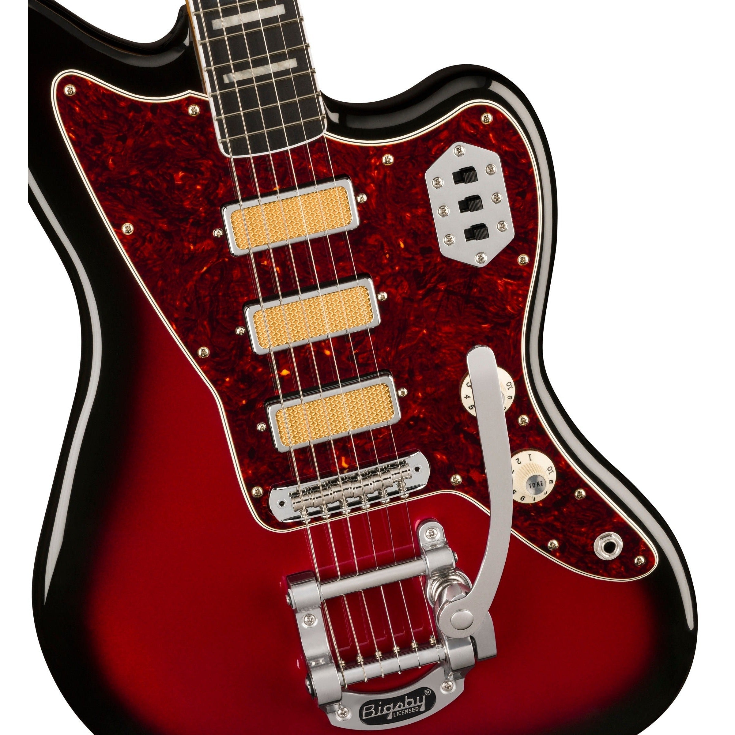 Đàn Guitar Điện Fender Gold Foil Jazzmaster-Mai Nguyên Music