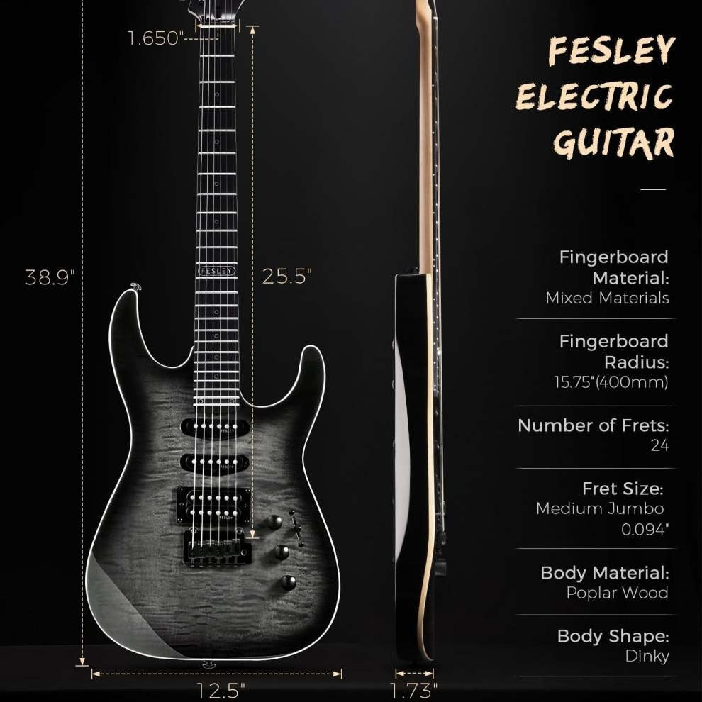 Đàn Guitar Điện Fesley FDK800-Mai Nguyên Music