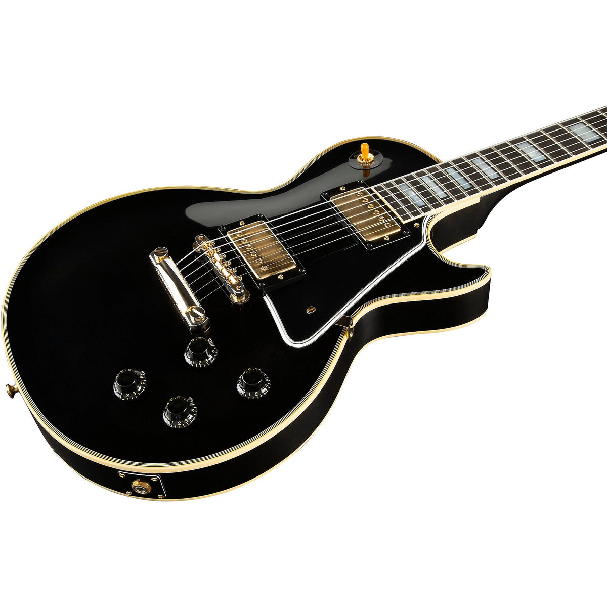 Đàn Guitar Điện Gibson Historic Collection Custom 1957 Les Paul Custom Reissue 2-Pickup VOS - Ebony-Mai Nguyên Music