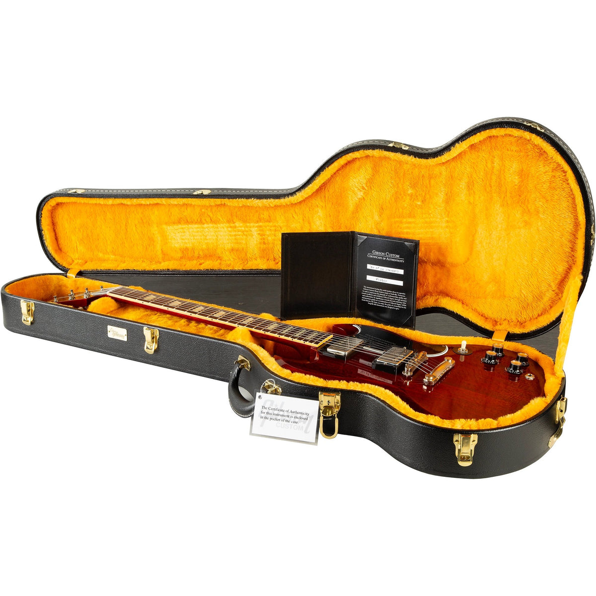 Đàn Guitar Điện Gibson Historic Collection Custom 1961 Les Paul SG Standard Reissue Stopbar VOS - Cherry Red-Mai Nguyên Music
