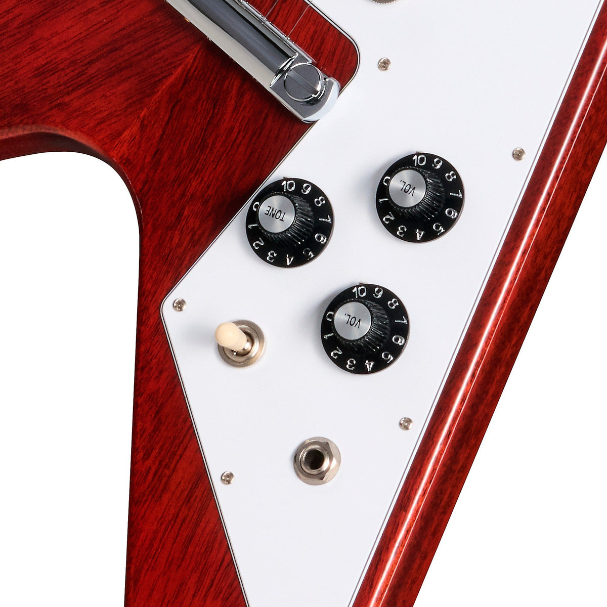 Đàn Guitar Điện Gibson Historic Collection Custom 1971 Flying V Medallion Reissue VOS - Medallion Cherry-Mai Nguyên Music