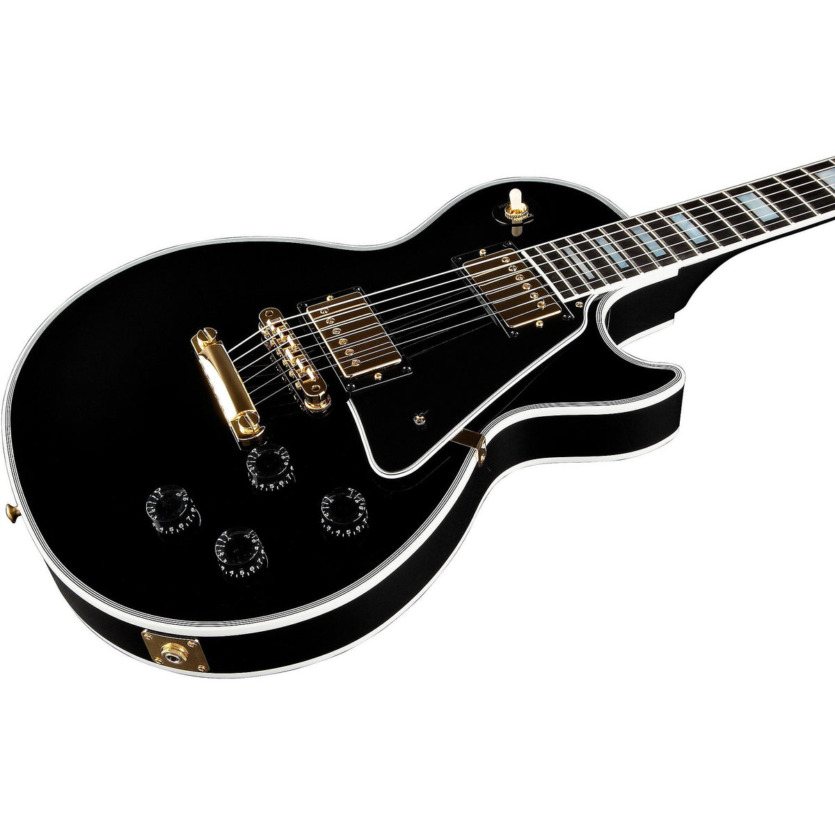 Đàn Guitar Điện Gibson Modern Collection Custom Les Paul Custom Long Scale - Ebony-Mai Nguyên Music