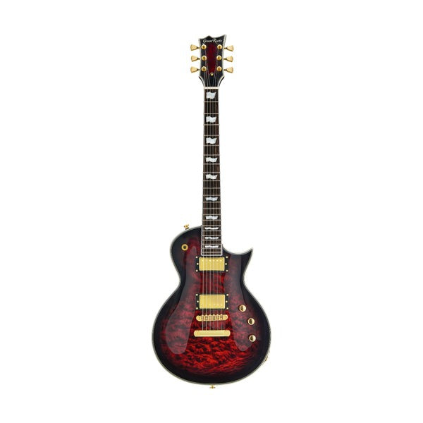 Đàn Guitar Điện GrassRoots G-ECLIPSE-CTM-GCB-STBCSB, See Thru Black Sunburst w/White Pearl Black-Mai Nguyên Music