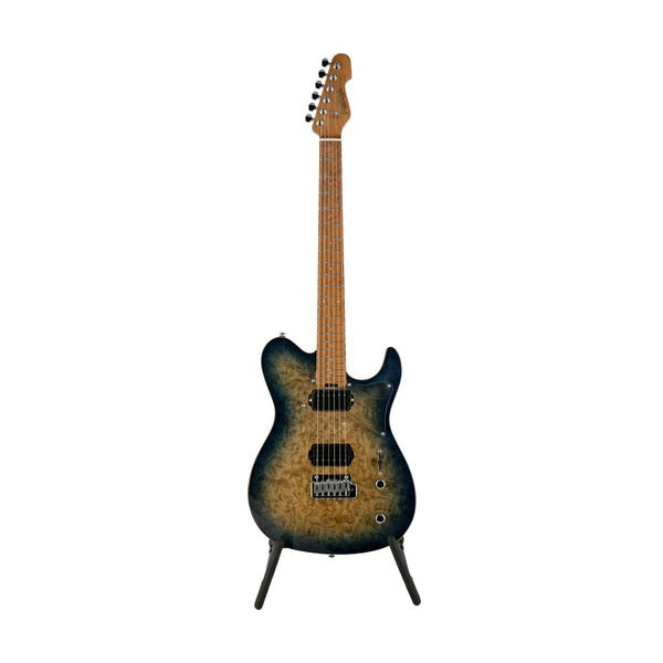 Đàn Guitar Điện GrassRoots G-THROBBER-WK/M-NDBS, Roasted Maple FB, Natural Dark Blue Burst-Mai Nguyên Music