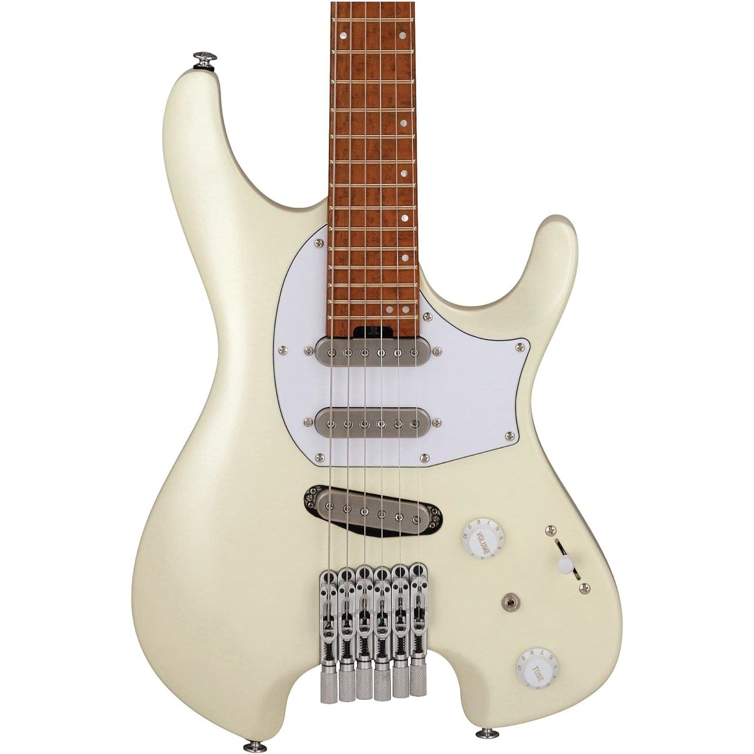 Đàn Guitar Điện Headless Ibanez ICHI10 Ichika Nito Signature - Vintage White Matte-Mai Nguyên Music