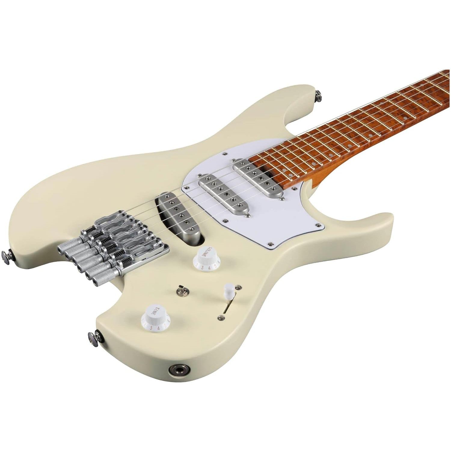 Đàn Guitar Điện Headless Ibanez ICHI10 Ichika Nito Signature - Vintage White Matte-Mai Nguyên Music