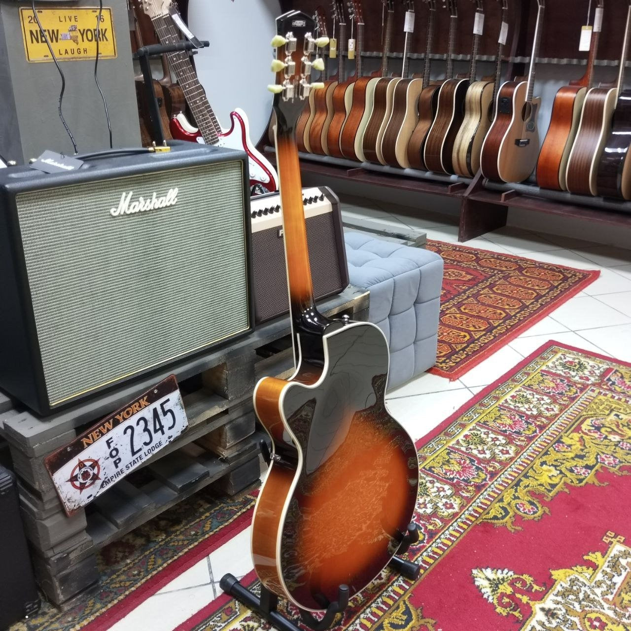 Đàn Guitar Điện Hollow Body Cort Yorktown-BV-Mai Nguyên Music