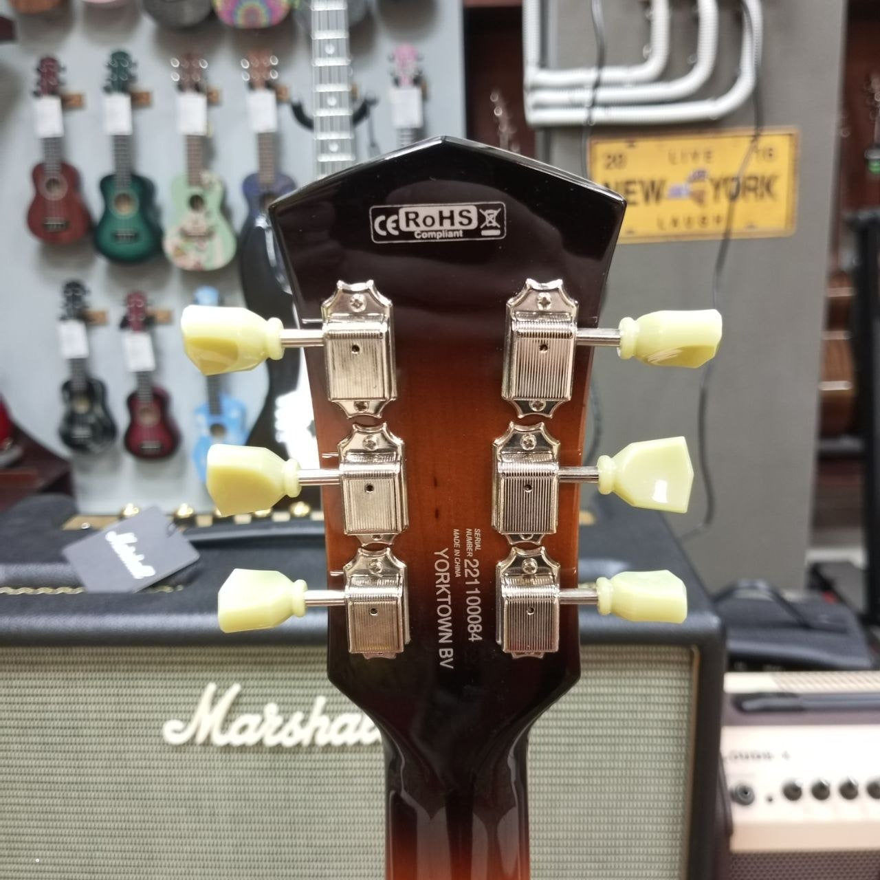 Đàn Guitar Điện Hollow Body Cort Yorktown-BV-Mai Nguyên Music