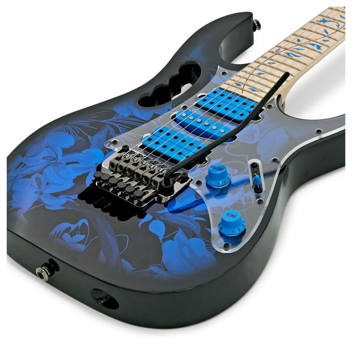 Đàn Guitar Điện Ibanez JEM77P Steve Vai Signature - Blue Floral Pattern-Mai Nguyên Music