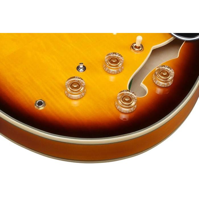 Đàn Guitar Điện Ibanez JSM10EM John Scofield Signature HH, Ebony Fingerboard, Two-Tone Burst-Mai Nguyên Music