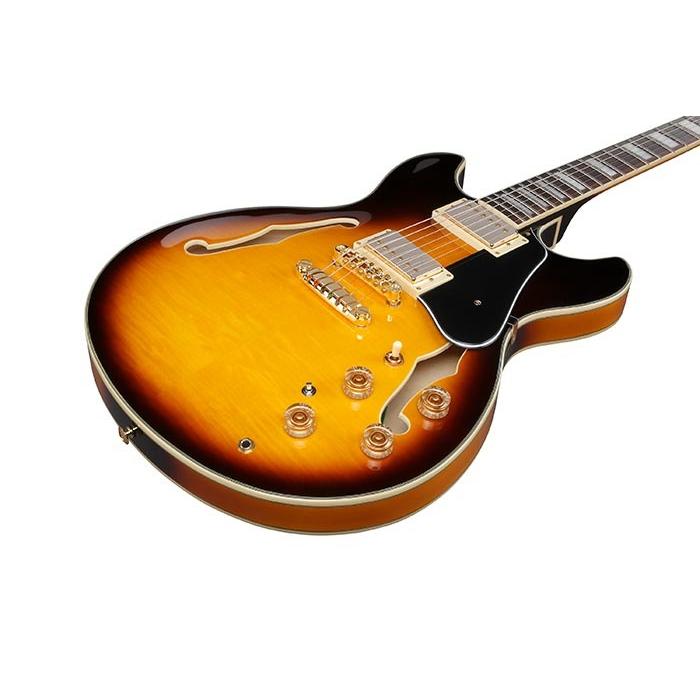 Đàn Guitar Điện Ibanez JSM10EM John Scofield Signature HH, Ebony Fingerboard, Two-Tone Burst-Mai Nguyên Music