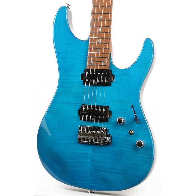Đàn Guitar Điện Ibanez MM1 Martin Miller Signature - Transparent Aqua Blue-Mai Nguyên Music