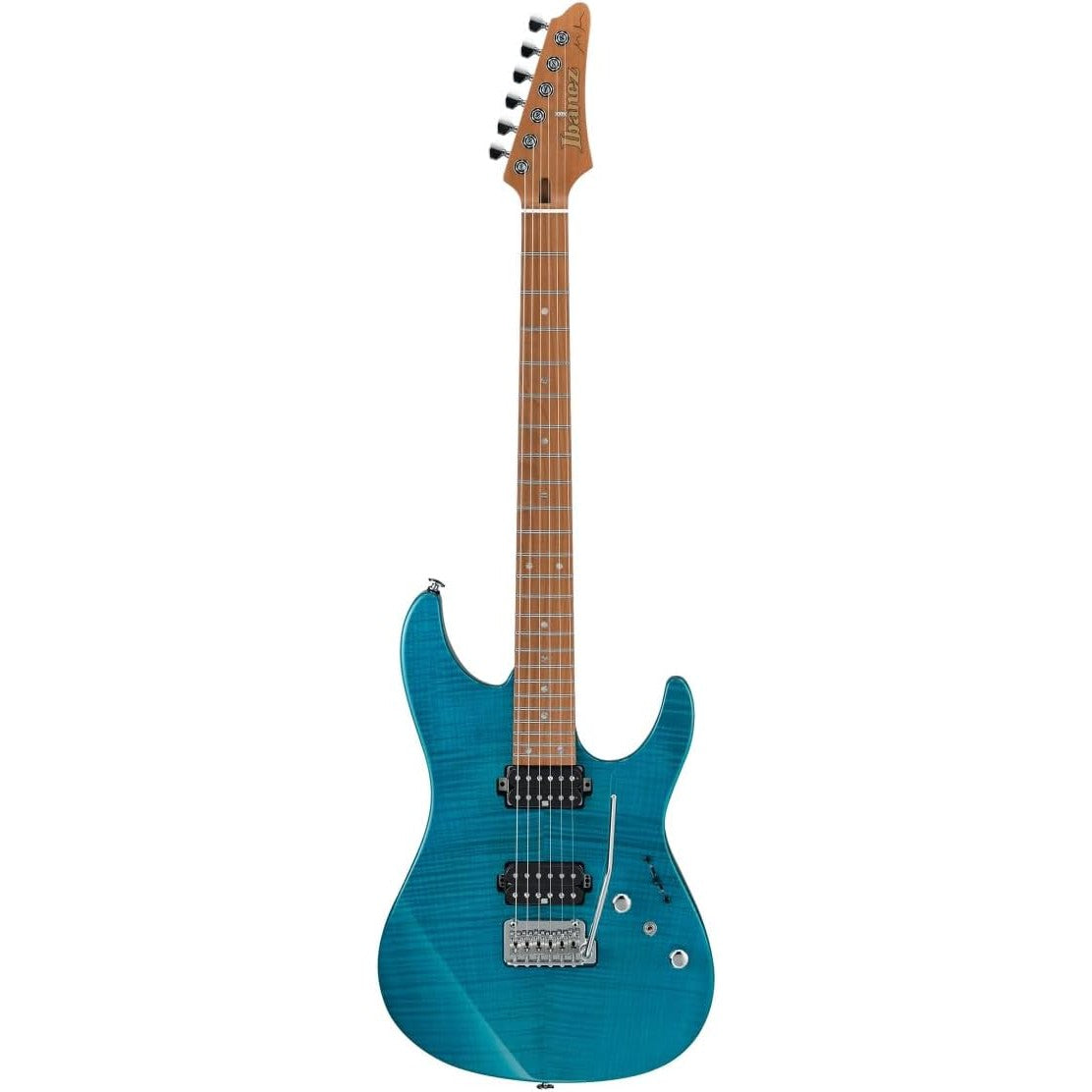 Đàn Guitar Điện Ibanez MM1 Martin Miller Signature - Transparent Aqua Blue-Mai Nguyên Music